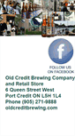 Mobile Screenshot of oldcreditbrewing.com